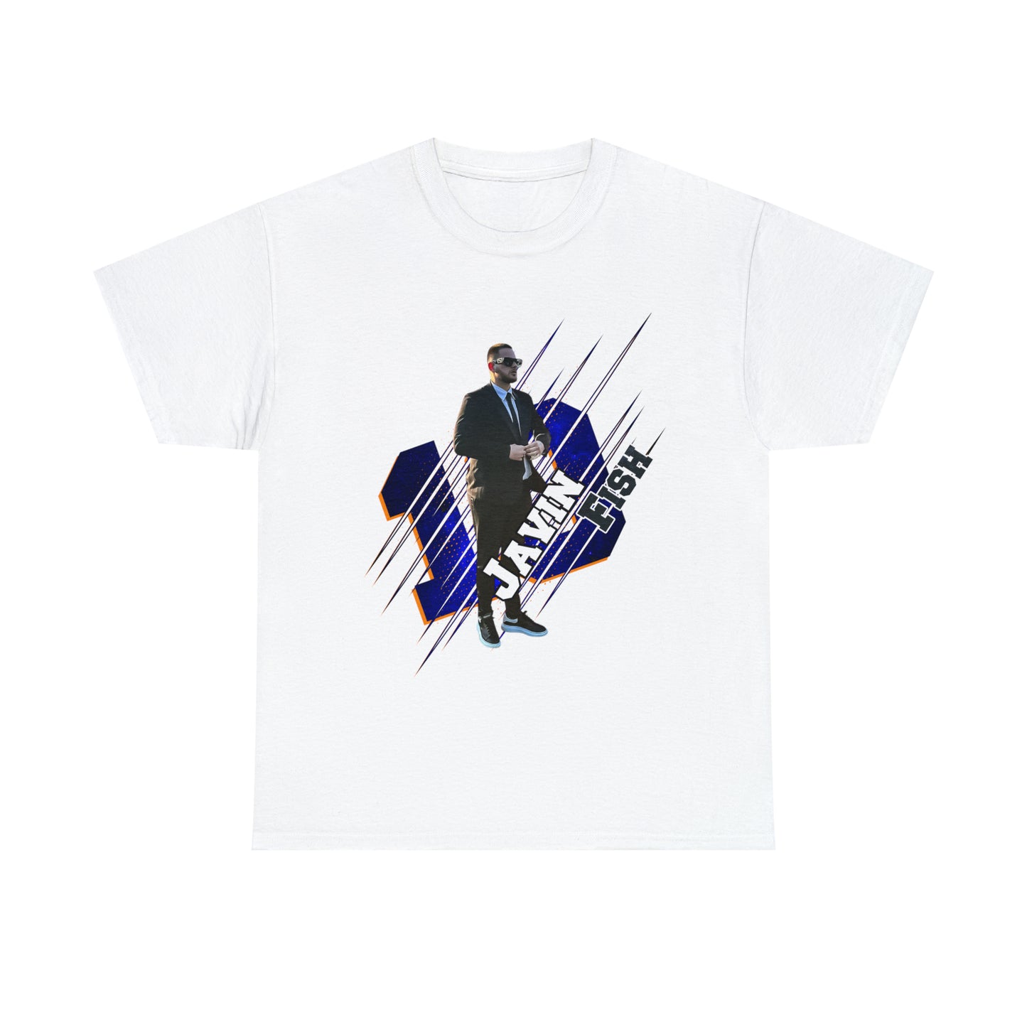 Javin Fish Number Burst Graphic Tee