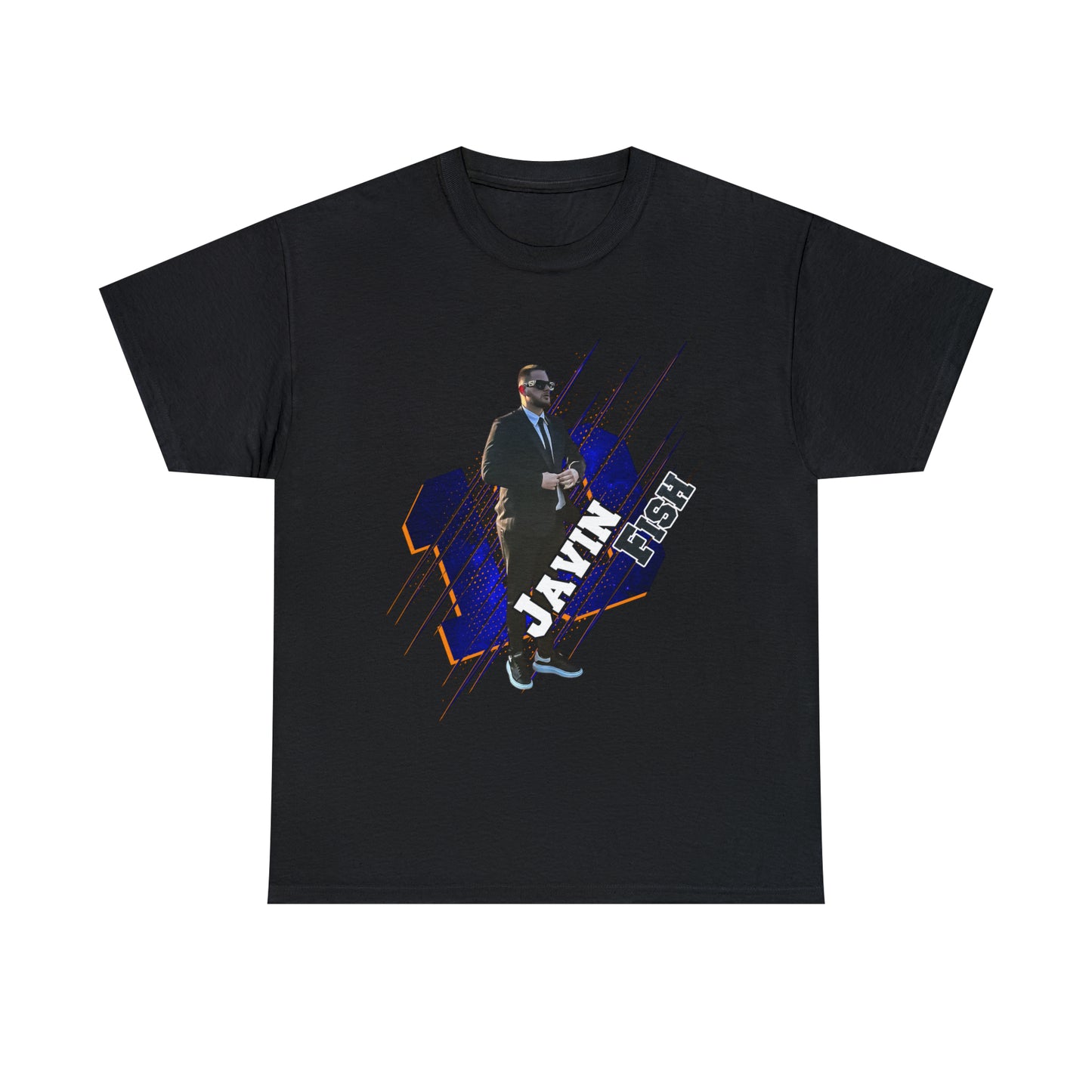 Javin Fish Number Burst Graphic Tee