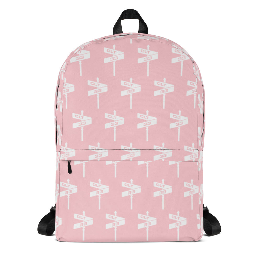 Jaylon Sharpe "CLT33" Pink Backpack