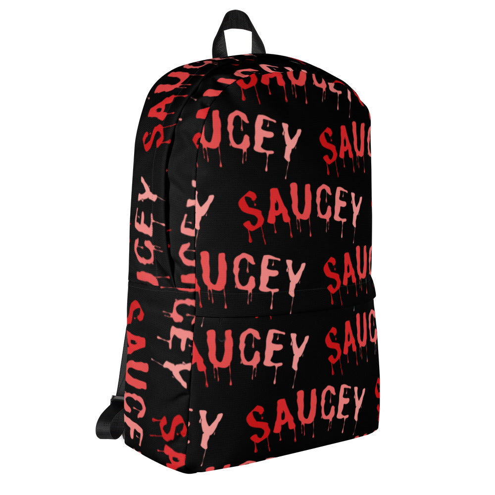 Surahz Buncom Saucey Black Backpack
