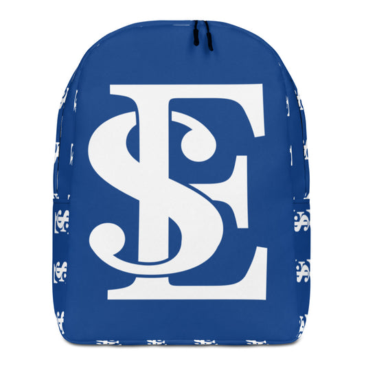 Elijah Simmons "ES" Minimalist Blue Backpack